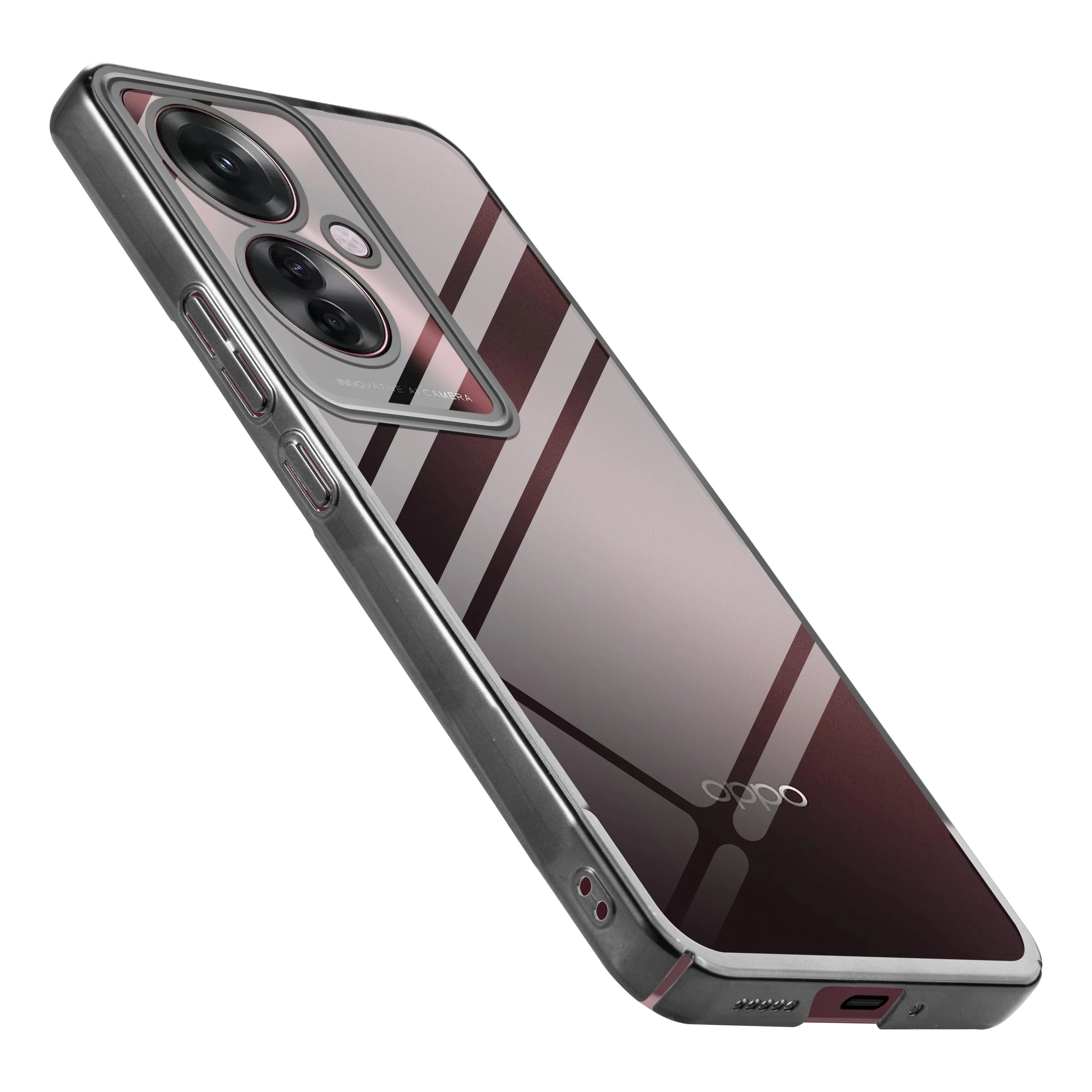 Shiny Edge Hard Case For Oppo F25 Pro 5G - Image 5