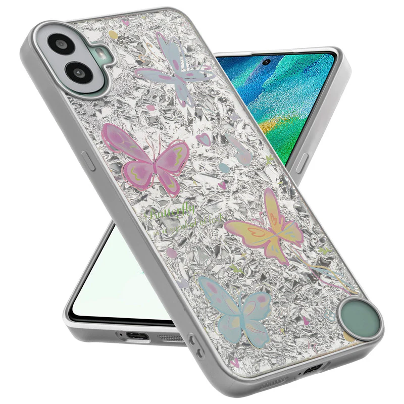 Shining Glossy Gradient Glitter Phone Back Cover Case for CMF by Nothing Phone 1 - Image 21