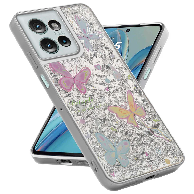 Shining Glossy Gradient Glitter Phone Back Cover Case for Motorola G75 5G - Image 27