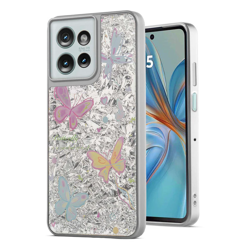Shining Glossy Gradient Glitter Phone Back Cover Case for Motorola G75 5G - Image 28