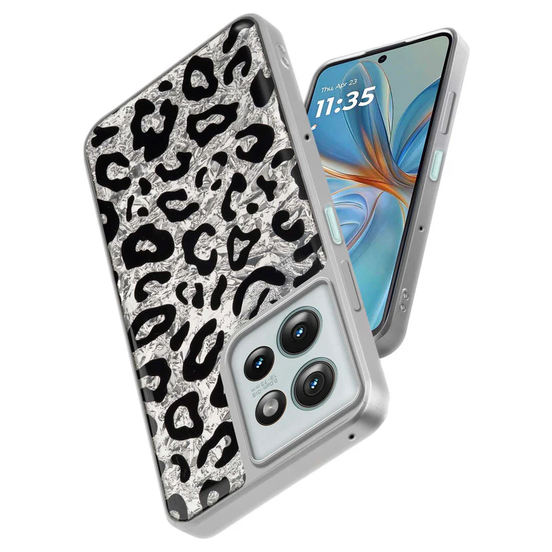 Shining Glossy Gradient Glitter Phone Back Cover Case for Motorola G75 5G - Image 42