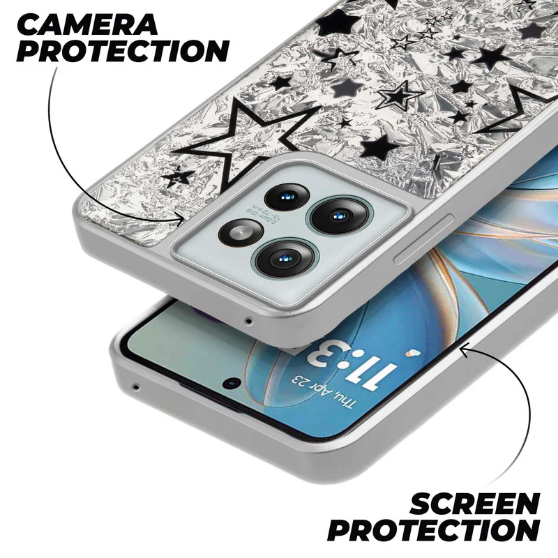 Shining Glossy Gradient Glitter Phone Back Cover Case for Motorola G75 5G - Image 47