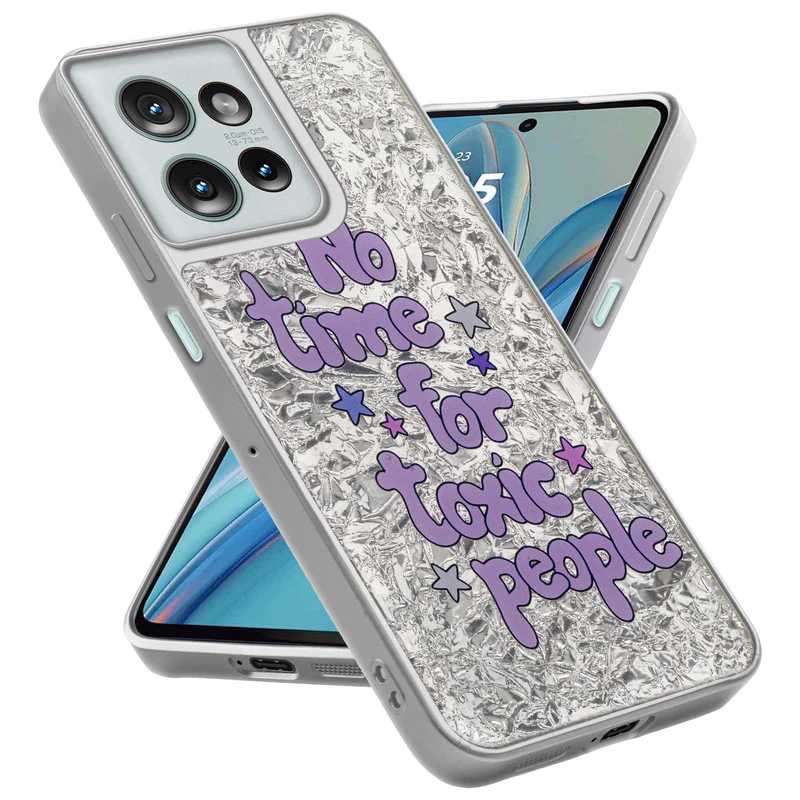 Shining Glossy Gradient Glitter Phone Back Cover Case for Motorola G75 5G - Image 51