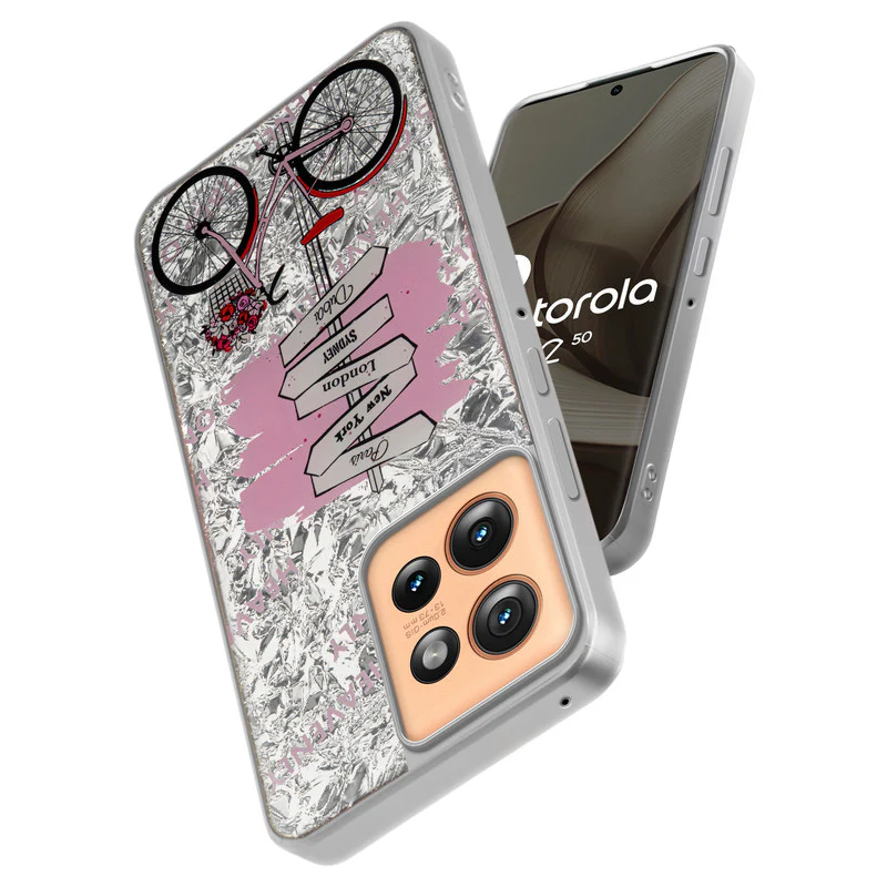 Shining Glossy Gradient Glitter Phone Back Cover Case for Motorola Moto Edge 50 5G - Image 18