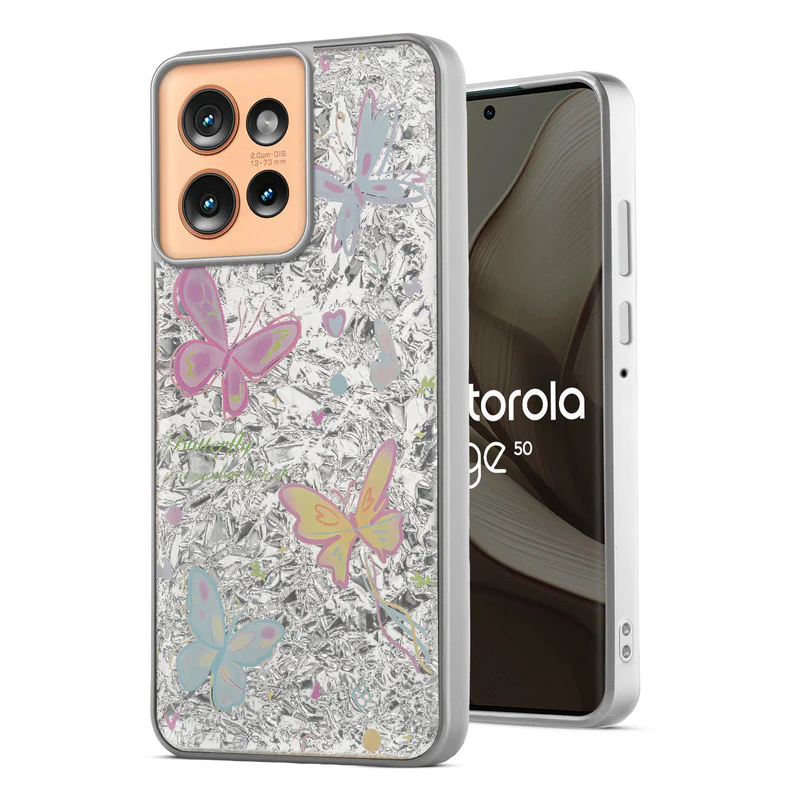Shining Glossy Gradient Glitter Phone Back Cover Case for Motorola Moto Edge 50 5G - Image 28