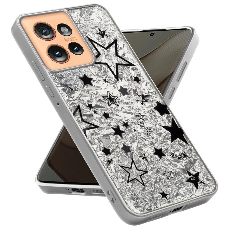Shining Glossy Gradient Glitter Phone Back Cover Case for Motorola Moto Edge 50 5G - Image 45