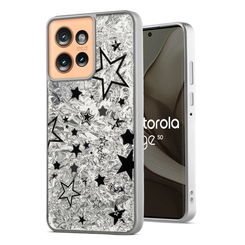 Shining Glossy Gradient Glitter Phone Back Cover Case for Motorola Moto Edge 50 5G - Image 46