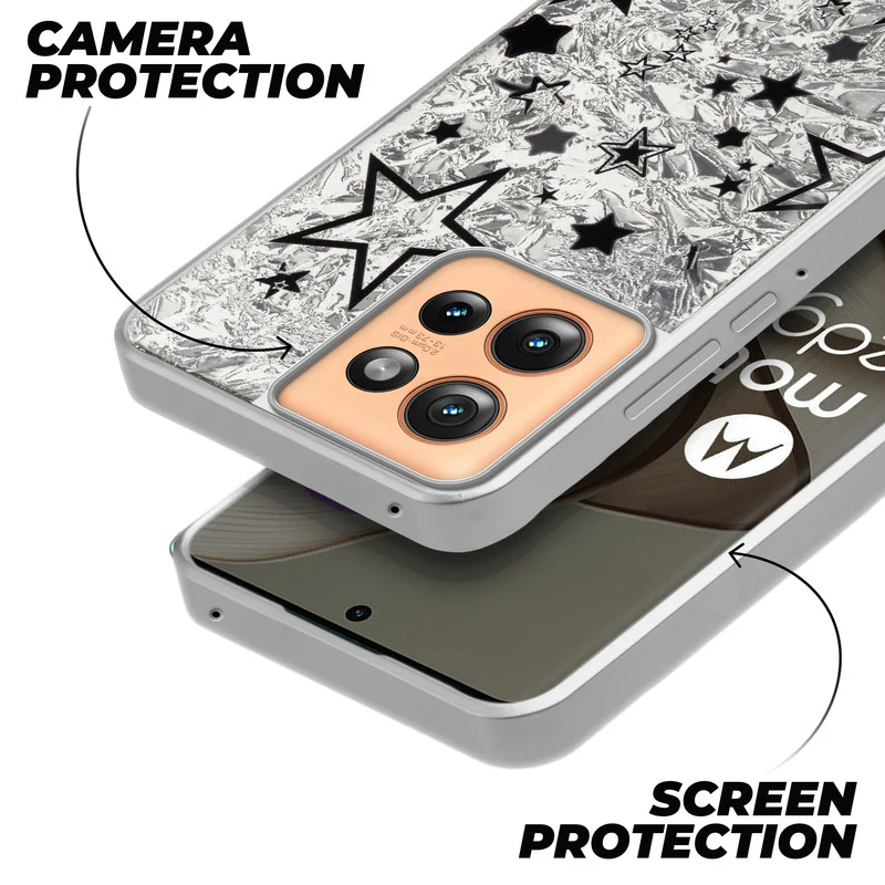 Shining Glossy Gradient Glitter Phone Back Cover Case for Motorola Moto Edge 50 5G - Image 47