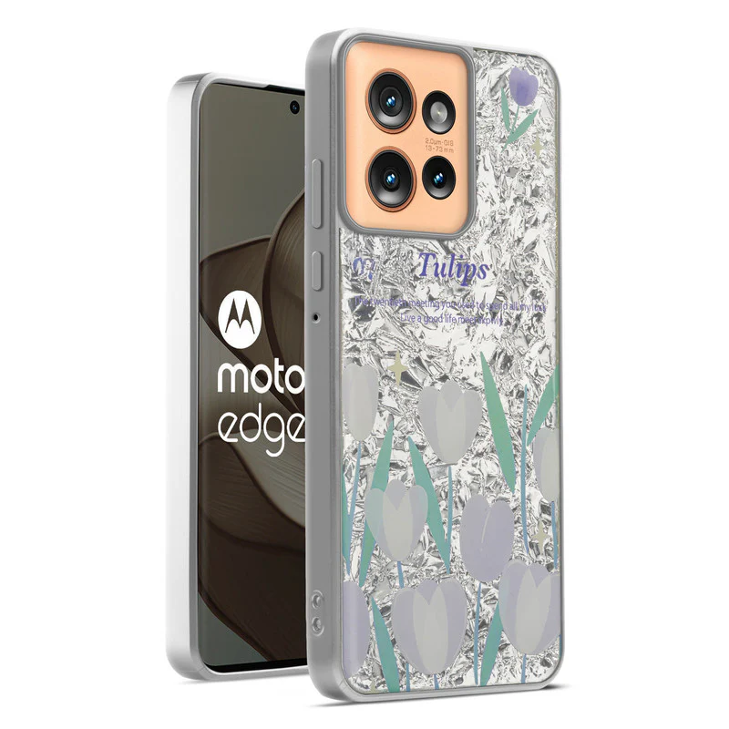 Shining Glossy Gradient Glitter Phone Back Cover Case for Motorola Moto Edge 50 5G - Image 55
