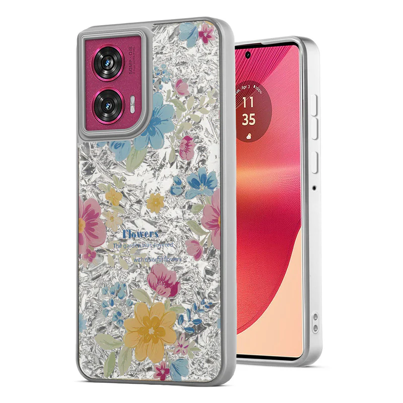 Shining Glossy Gradient Glitter Phone Back Cover Case for Motorola Moto Edge 50 Fusion 5G - Image 34