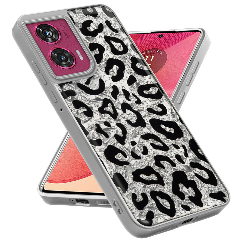 Shining Glossy Gradient Glitter Phone Back Cover Case for Motorola Moto Edge 50 Fusion 5G - Image 39