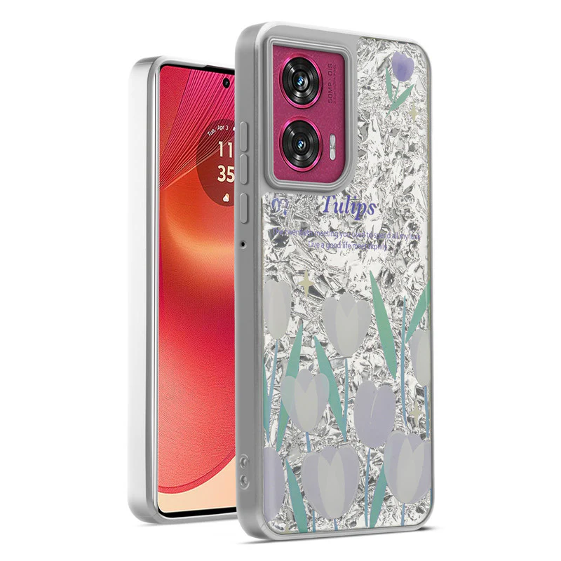 Shining Glossy Gradient Glitter Phone Back Cover Case for Motorola Moto Edge 50 Fusion 5G - Image 55