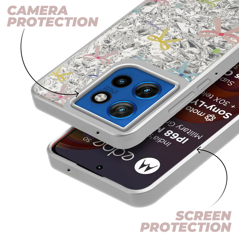 Shining Glossy Gradient Glitter Phone Back Cover Case for Motorola Moto Edge 50 Neo 5G - Image 23