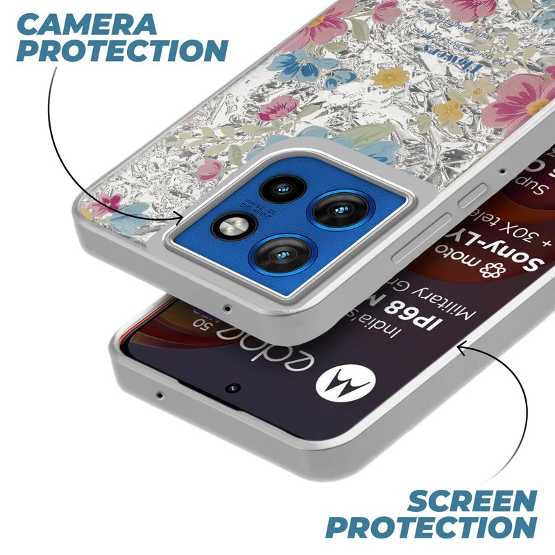 Shining Glossy Gradient Glitter Phone Back Cover Case for Motorola Moto Edge 50 Neo 5G - Image 35