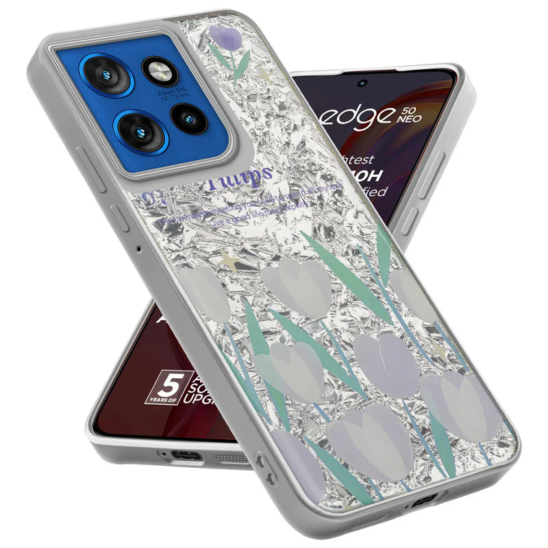 Shining Glossy Gradient Glitter Phone Back Cover Case for Motorola Moto Edge 50 Neo 5G - Image 57