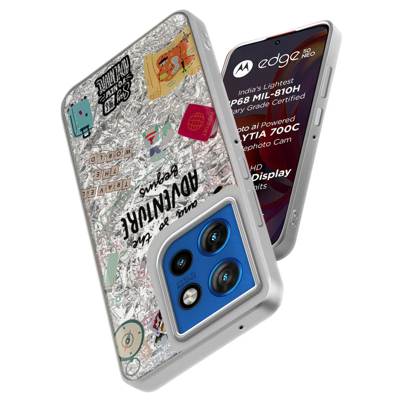 Shining Glossy Gradient Glitter Phone Back Cover Case for Motorola Moto Edge 50 Neo 5G - Image 6