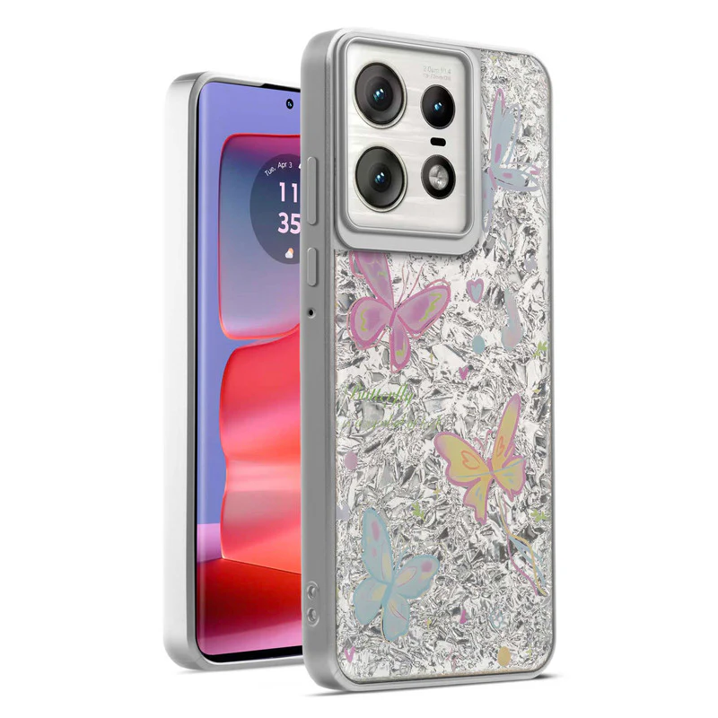 Shining Glossy Gradient Glitter Phone Back Cover Case for Motorola Moto Edge 50 Pro 5G - Image 37