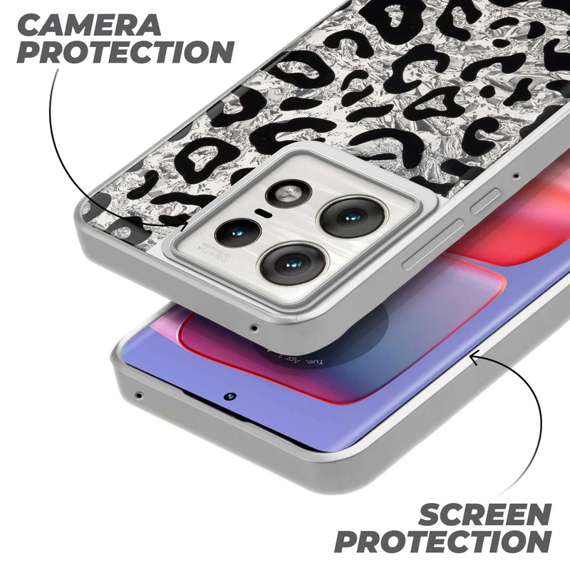 Shining Glossy Gradient Glitter Phone Back Cover Case for Motorola Moto Edge 50 Pro 5G - Image 47