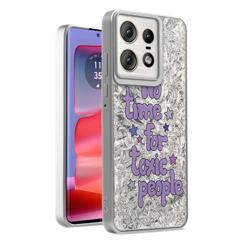 Shining Glossy Gradient Glitter Phone Back Cover Case for Motorola Moto Edge 50 Pro 5G - Image 55