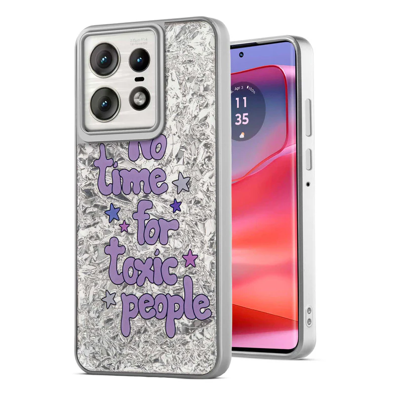 Shining Glossy Gradient Glitter Phone Back Cover Case for Motorola Moto Edge 50 Pro 5G - Image 58