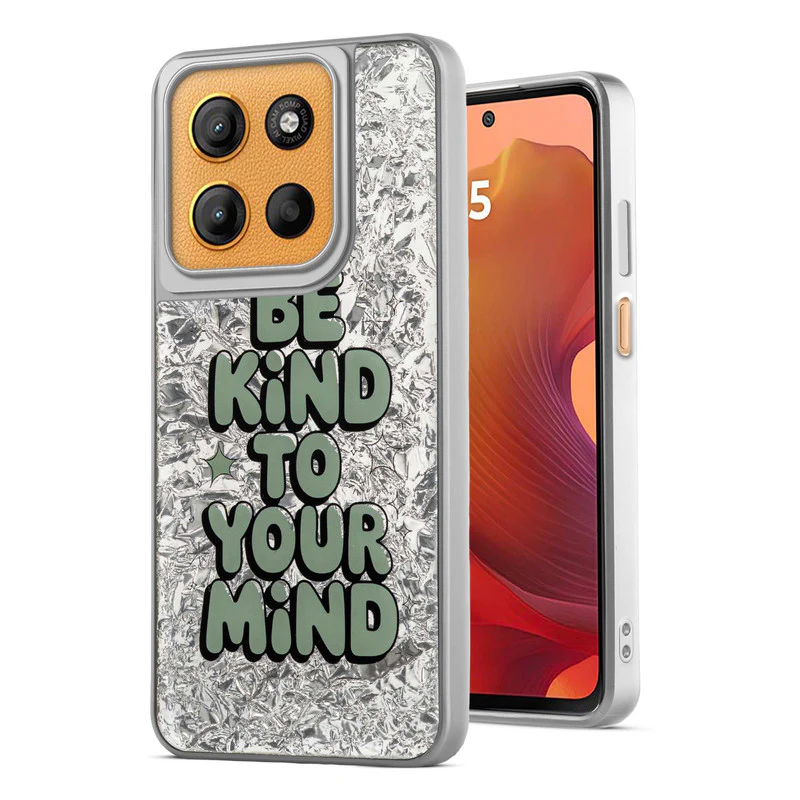 Shining Glossy Gradient Glitter Phone Back Cover Case for Motorola Moto G15 - Image 10