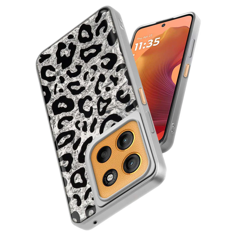 Shining Glossy Gradient Glitter Phone Back Cover Case for Motorola Moto G15 - Image 42