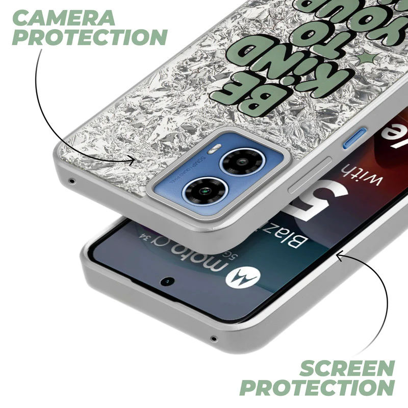 Shining Glossy Gradient Glitter Phone Back Cover Case for Motorola Moto G34 5G - Image 11