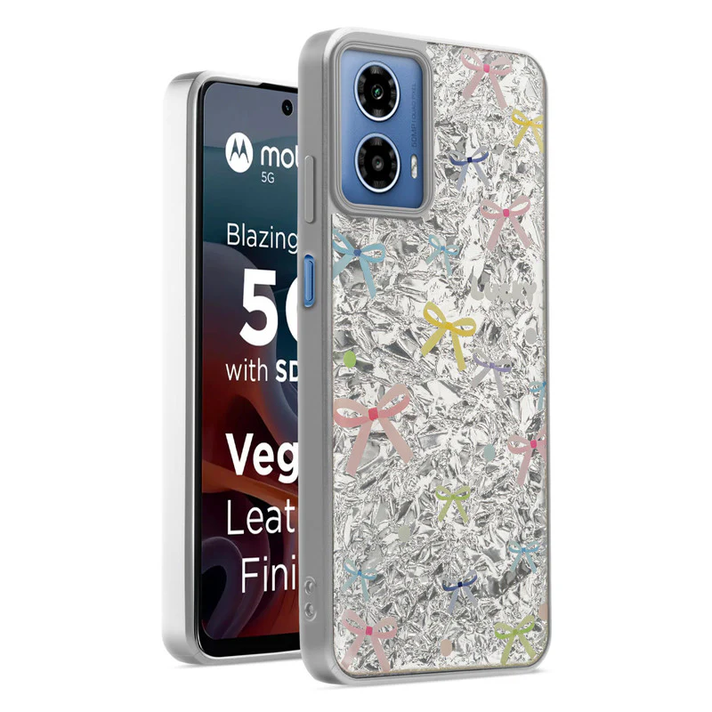 Shining Glossy Gradient Glitter Phone Back Cover Case for Motorola Moto G34 5G - Image 19