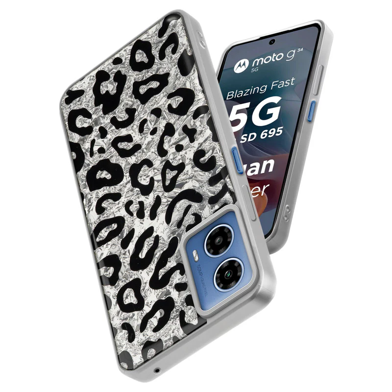 Shining Glossy Gradient Glitter Phone Back Cover Case for Motorola Moto G34 5G - Image 42