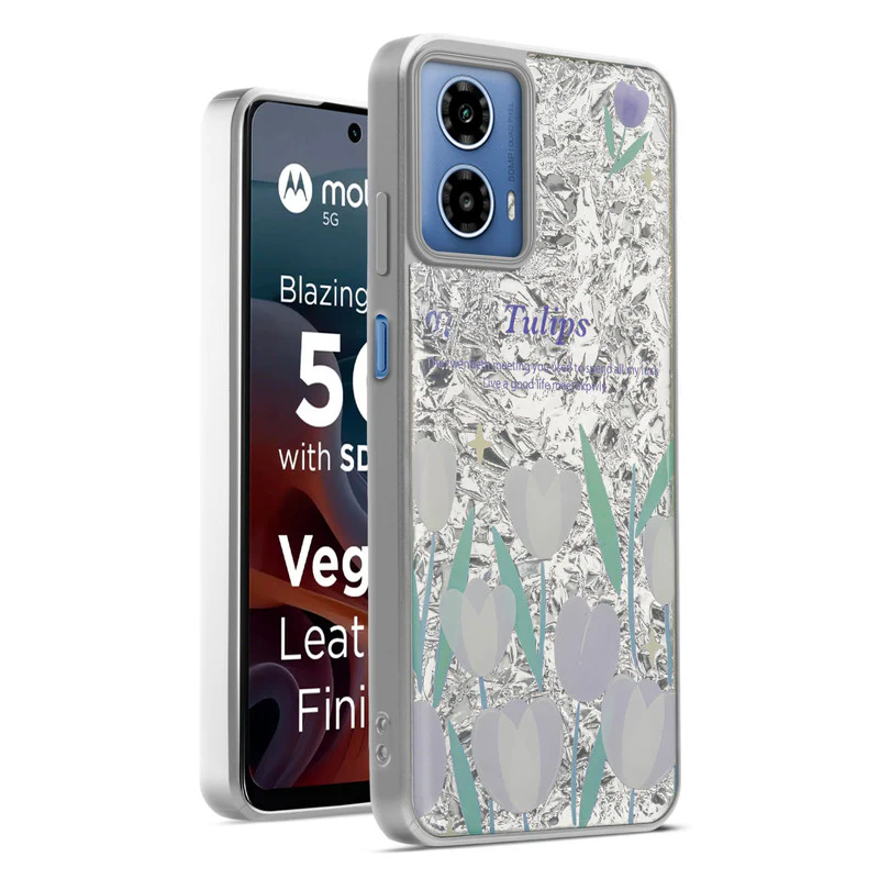 Shining Glossy Gradient Glitter Phone Back Cover Case for Motorola Moto G34 5G - Image 55