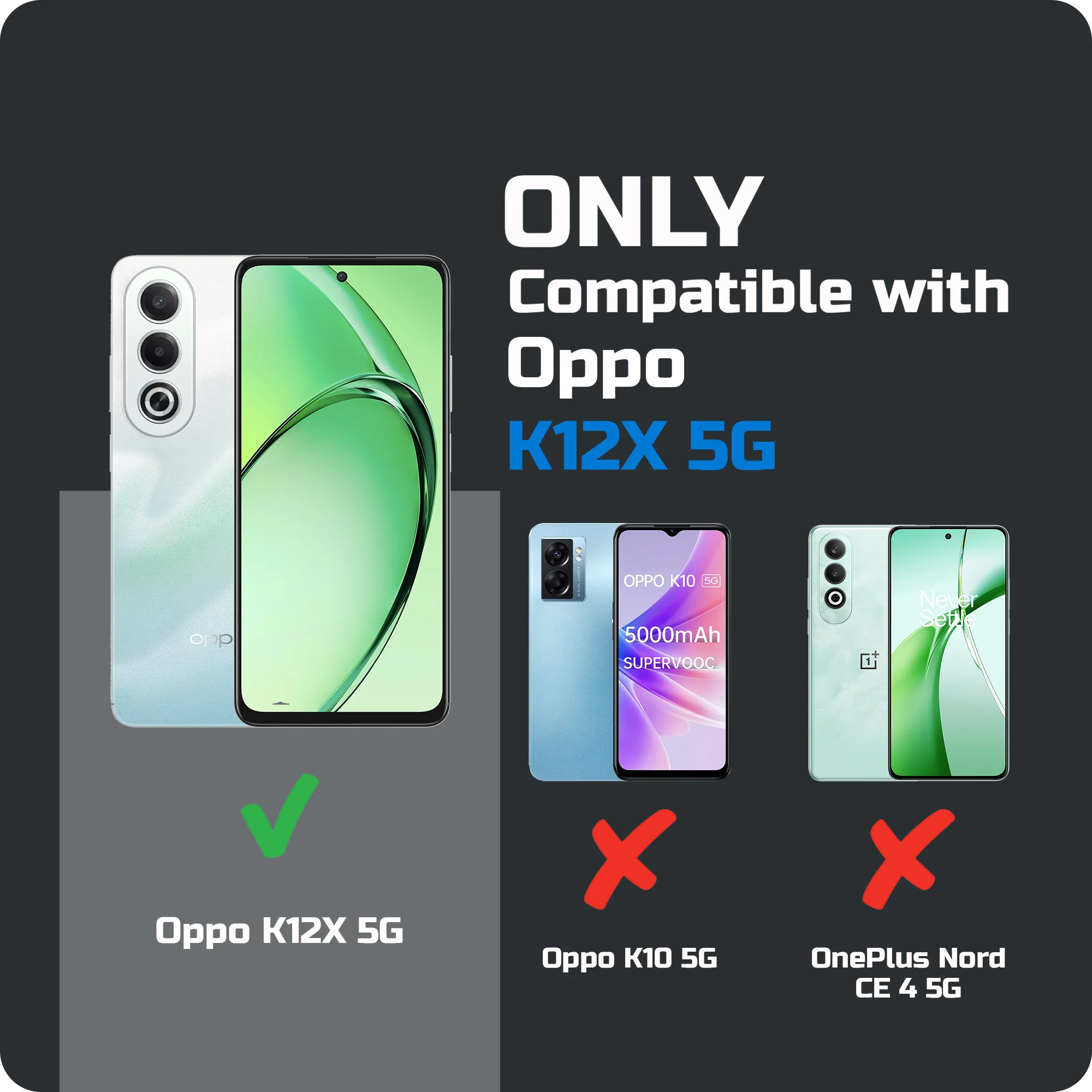 Shining Glossy Gradient Glitter Phone Back Cover Case for Oppo K12x 5G - Image 14