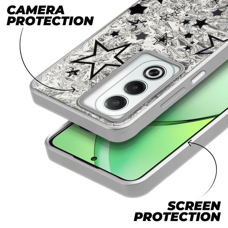 Shining Glossy Gradient Glitter Phone Back Cover Case for Oppo K12x 5G - Image 47