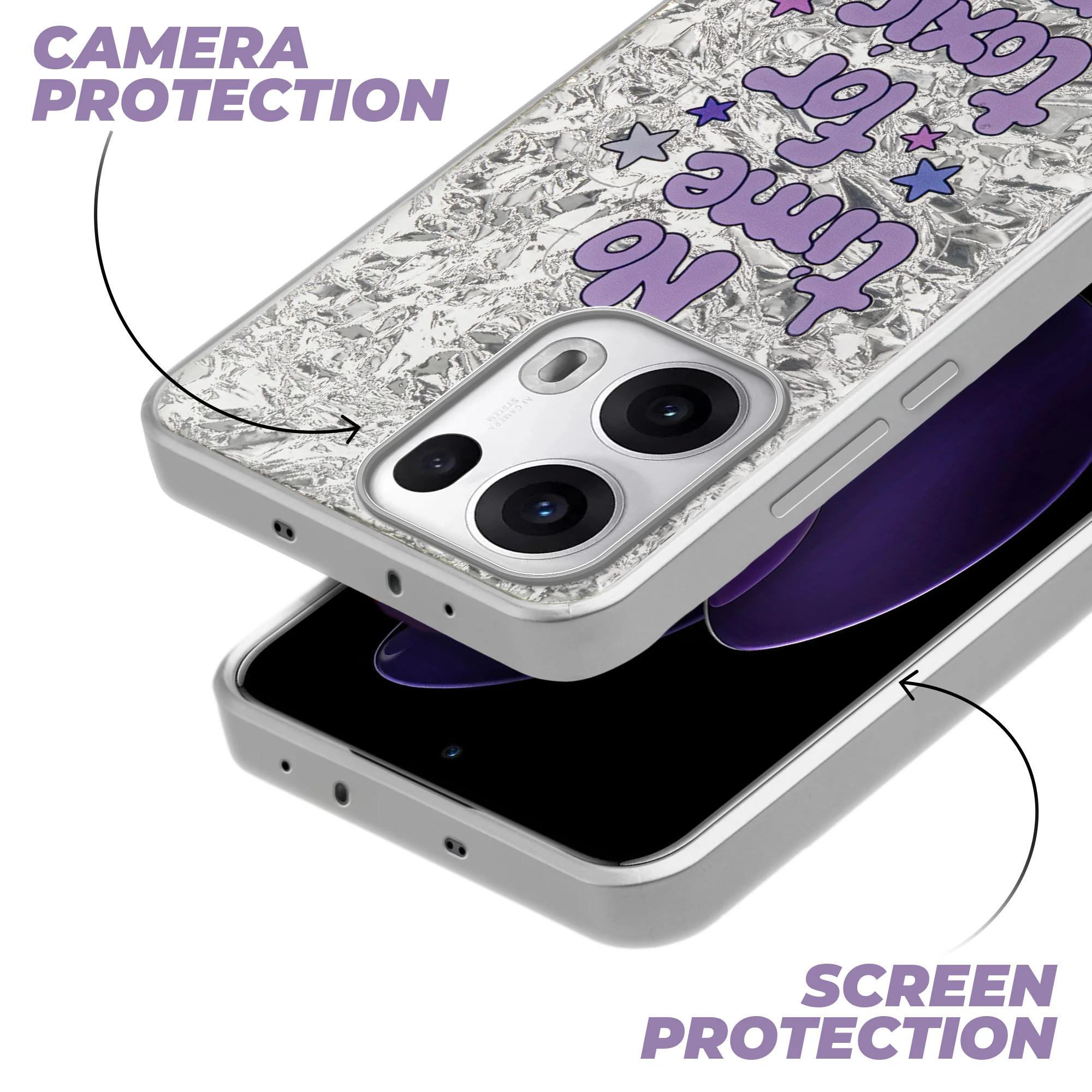 Shining Glossy Gradient Glitter Phone Back Cover Case for Oppo Reno 13 Pro 5G - Image 53