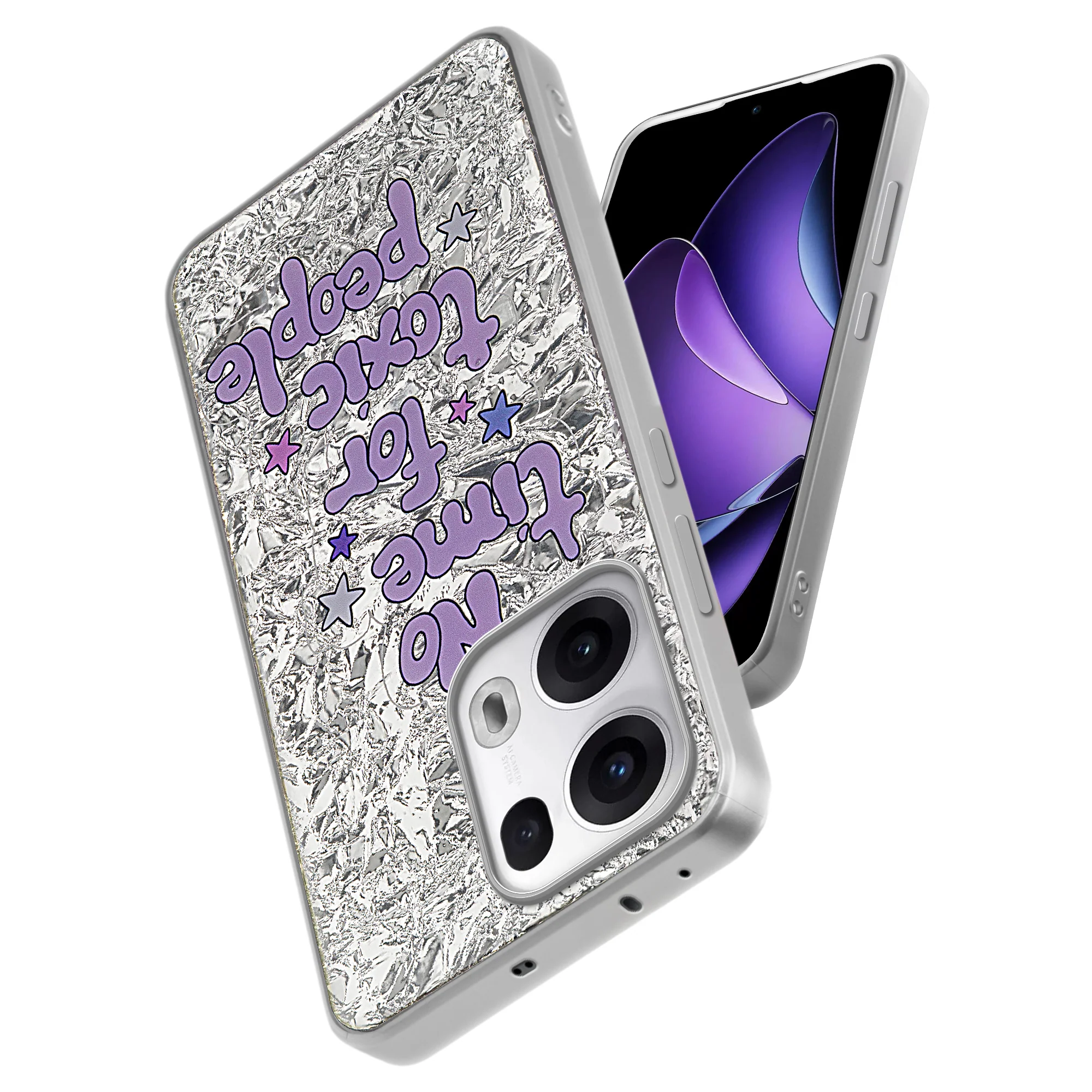Shining Glossy Gradient Glitter Phone Back Cover Case for Oppo Reno 13 Pro 5G - Image 54