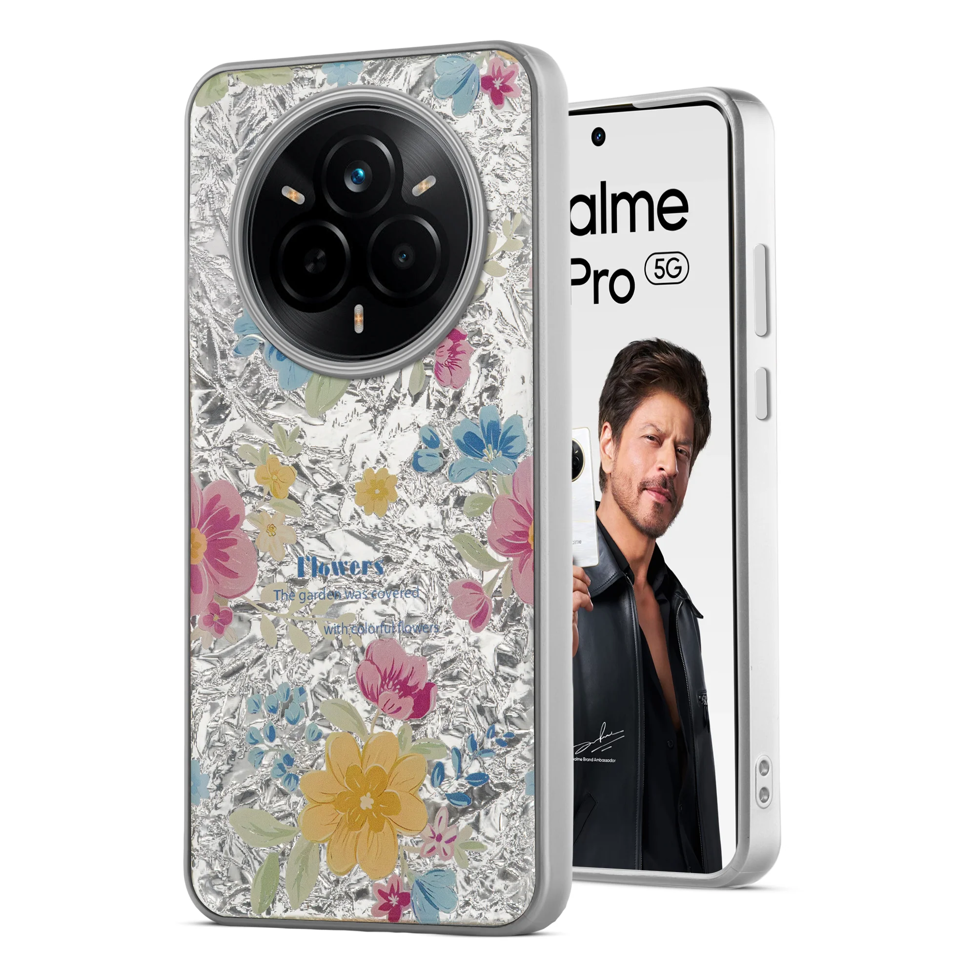 Shining Glossy Gradient Glitter Phone Back Cover Case for Realme 14 Pro 5G - Image 34