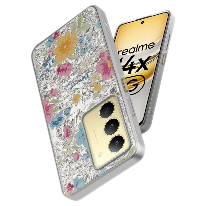 Shining Glossy Gradient Glitter Phone Back Cover Case for Realme 14x 5G - Image 36