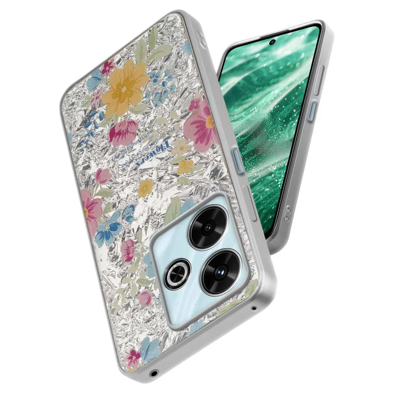 Shining Glossy Gradient Glitter Phone Back Cover Case for Redmi 13 5G - Image 36