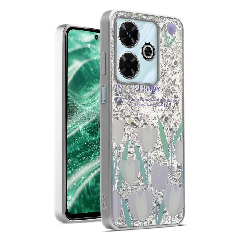 Shining Glossy Gradient Glitter Phone Back Cover Case for Redmi 13 5G - Image 55