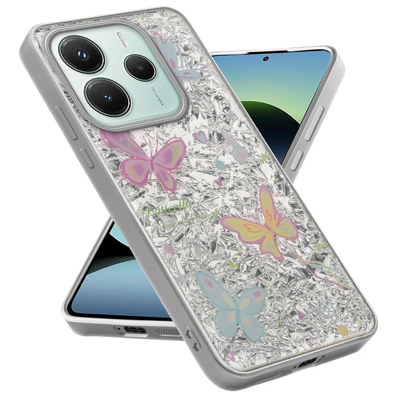 Shining Glossy Gradient Glitter Phone Back Cover Case for Redmi Note 14 5G - Image 27