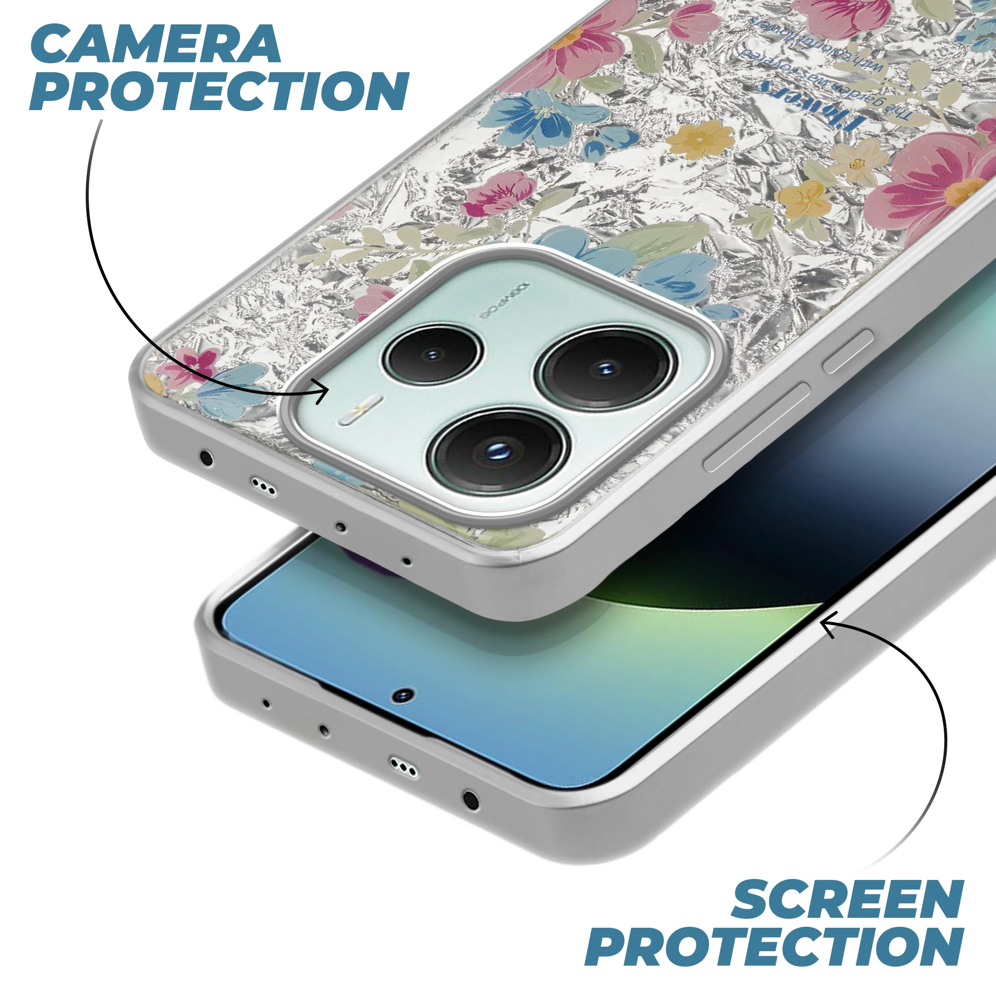 Shining Glossy Gradient Glitter Phone Back Cover Case for Redmi Note 14 SE 5G - Image 30
