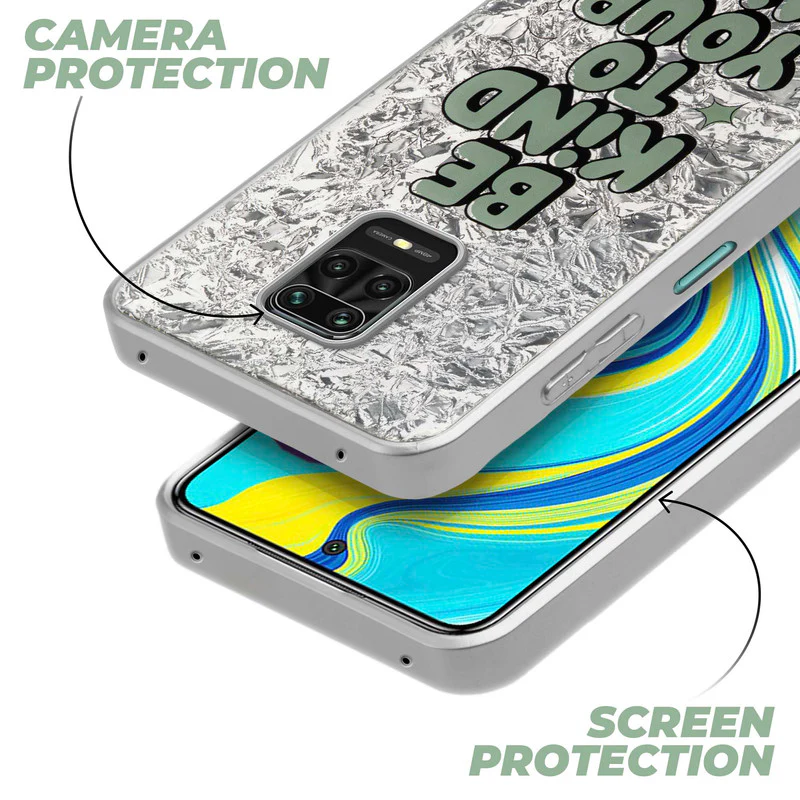 Shining Glossy Gradient Glitter Phone Back Cover Case for Redmi Note 9 Pro - Image 11