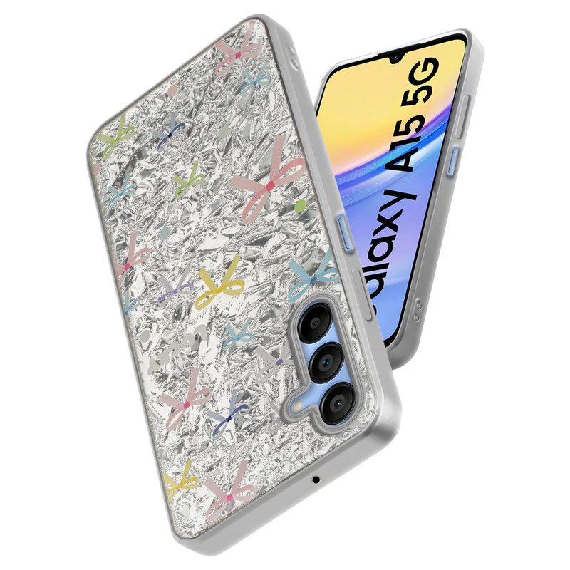 Shining Glossy Gradient Glitter Phone Back Cover Case for Samsung A15 5G - Image 24