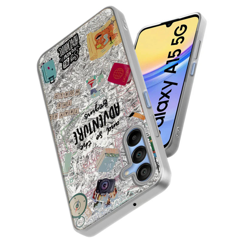 Shining Glossy Gradient Glitter Phone Back Cover Case for Samsung A15 5G - Image 6