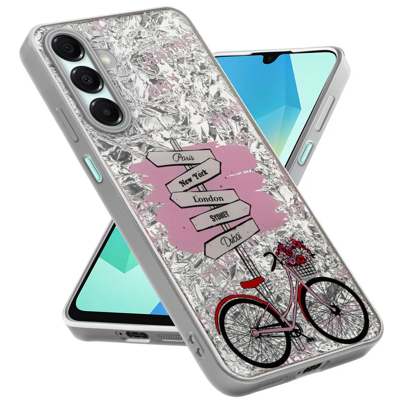 Shining Glossy Gradient Glitter Phone Back Cover Case for Samsung A16 5G - Image 15