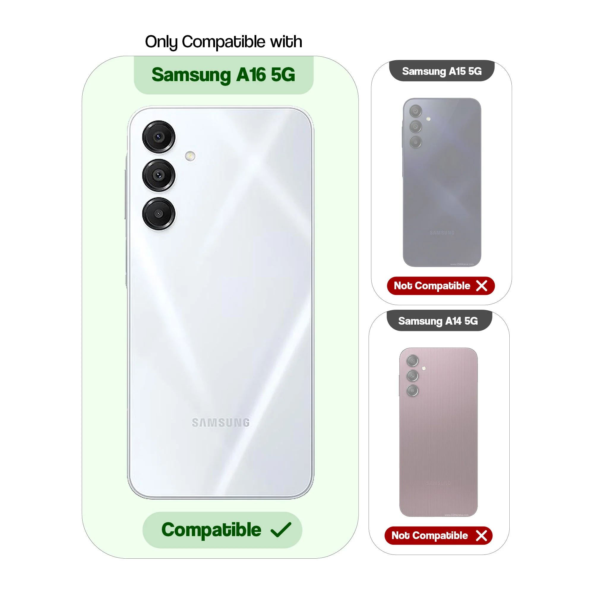Shining Glossy Gradient Glitter Phone Back Cover Case for Samsung A16 5G - Image 38