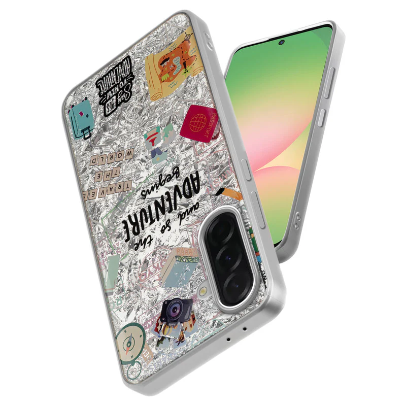 Shining Glossy Gradient Glitter Phone Back Cover Case for Samsung A56 5G - Image 12