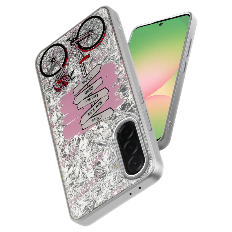 Shining Glossy Gradient Glitter Phone Back Cover Case for Samsung A56 5G - Image 24