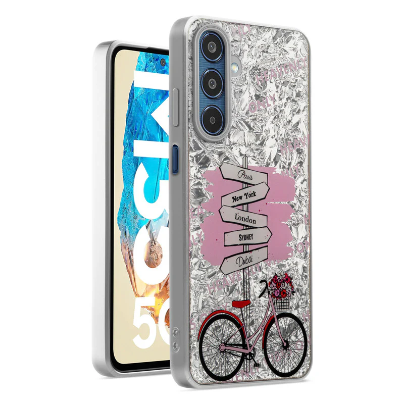 Shining Glossy Gradient Glitter Phone Back Cover Case for Samsung M35 5G - Image 13