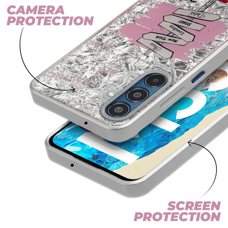 Shining Glossy Gradient Glitter Phone Back Cover Case for Samsung M35 5G - Image 17