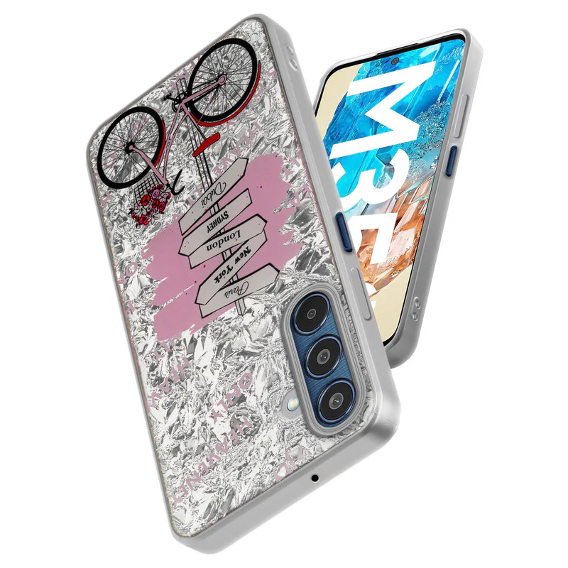 Shining Glossy Gradient Glitter Phone Back Cover Case for Samsung M35 5G - Image 18
